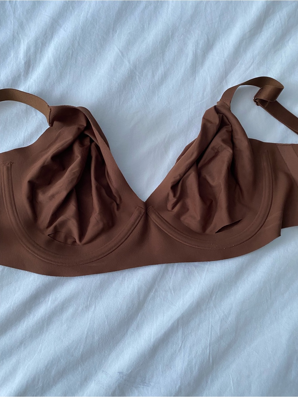 Aerie Bra Womens 38D Full Coverage Underwire Back Closure Brown Real Free Plunge